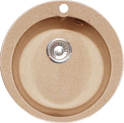 Granfest Мойка кухонная Rondo GF-R480 Песочный – фотография-1